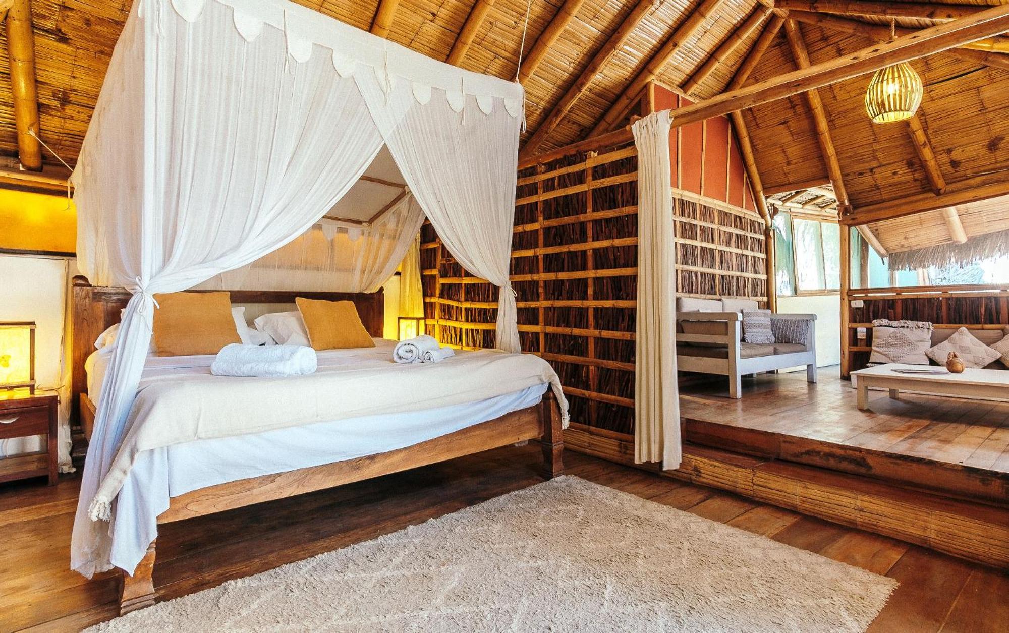 La Maison Eco House & Yoga Mancora Bagian luar foto
