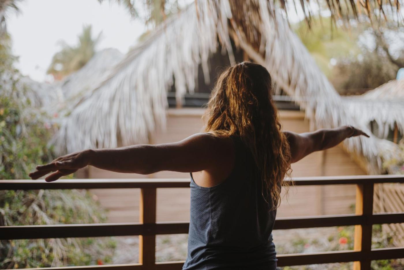 La Maison Eco House & Yoga Mancora Bagian luar foto